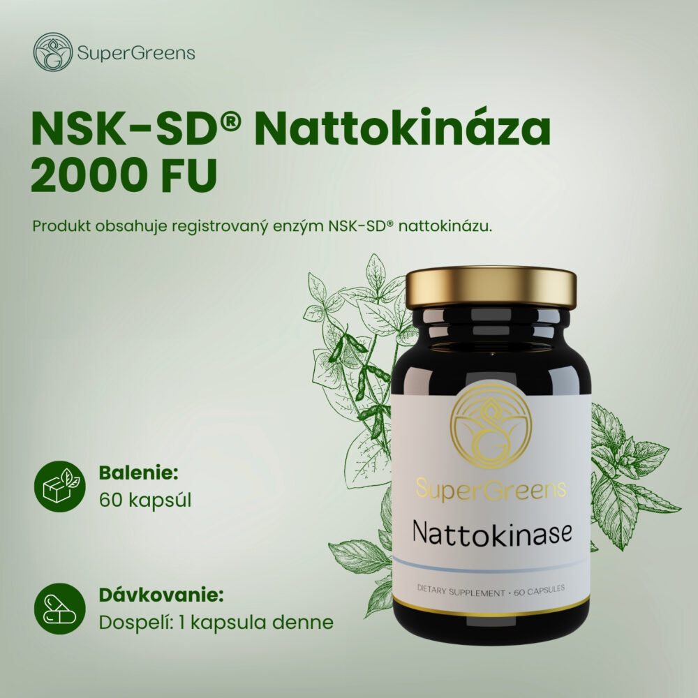 NSK-SD® Nattokináza kapsule 2000 FU – Obrázok 2