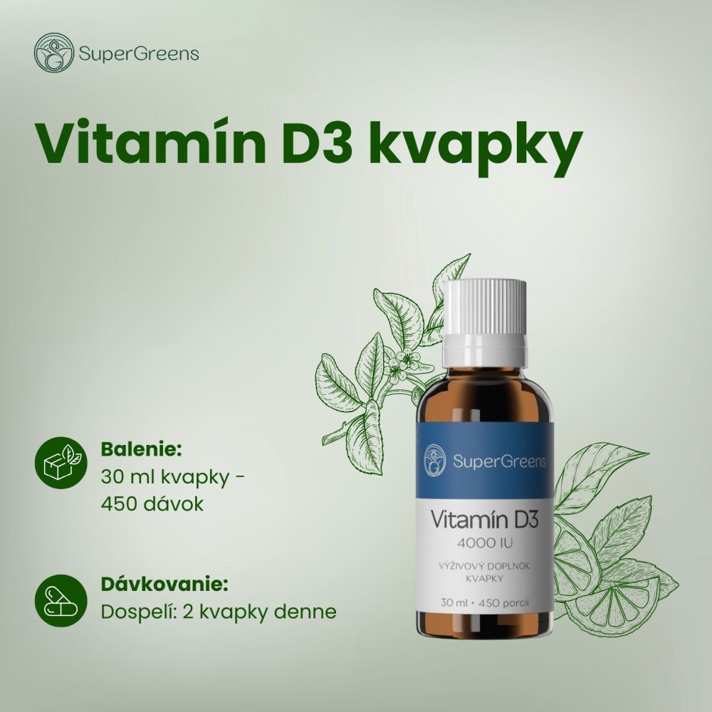 Vitamín D3 kvapky – Obrázok 2