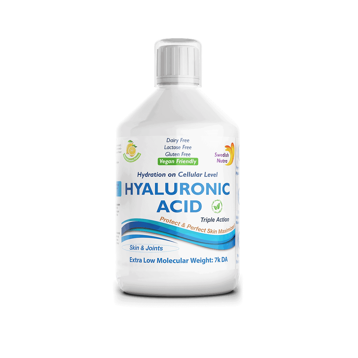 Hyaluronic Acid - kyselina hyalurónováspevňuje a hydratuje pokožku
